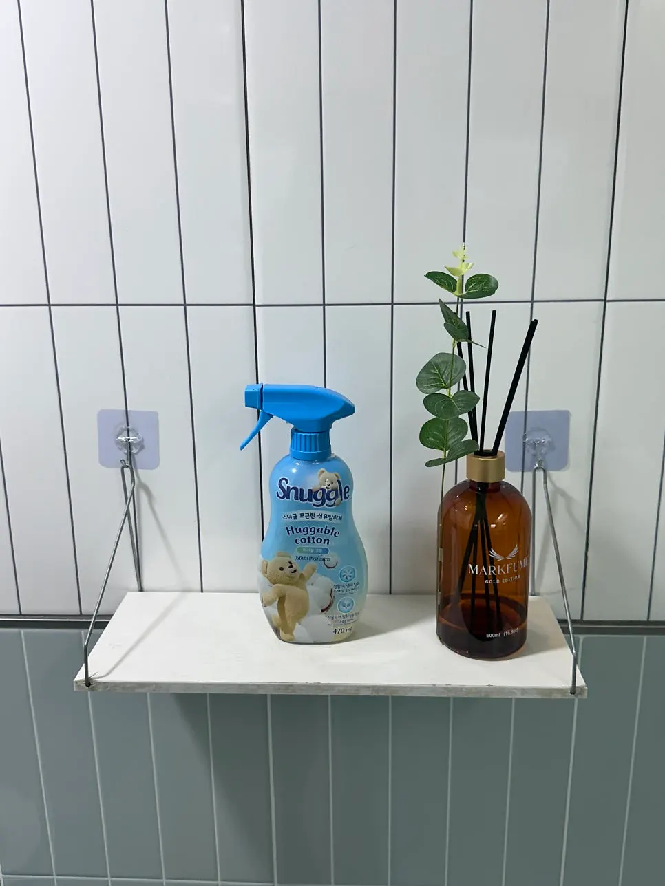 화장실에 비치된 섬유 탈취제