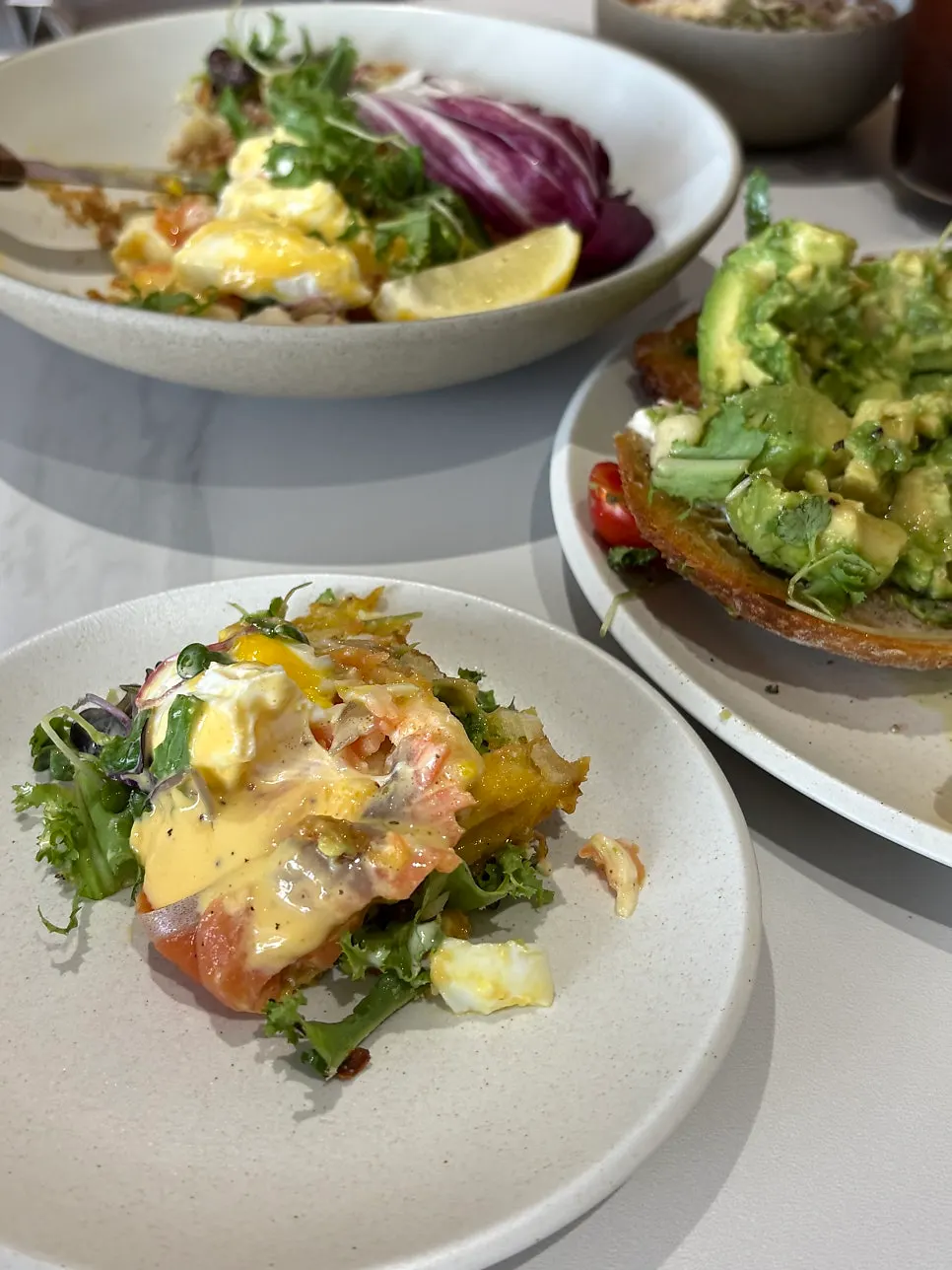 Brunch spread at Famous Benny Gwangalli Branch