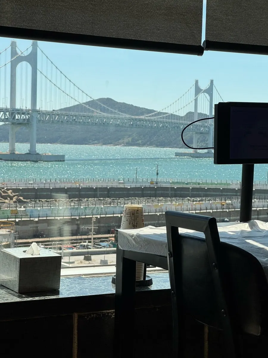 View of Gwangalli Beach and Gwangan Bridge