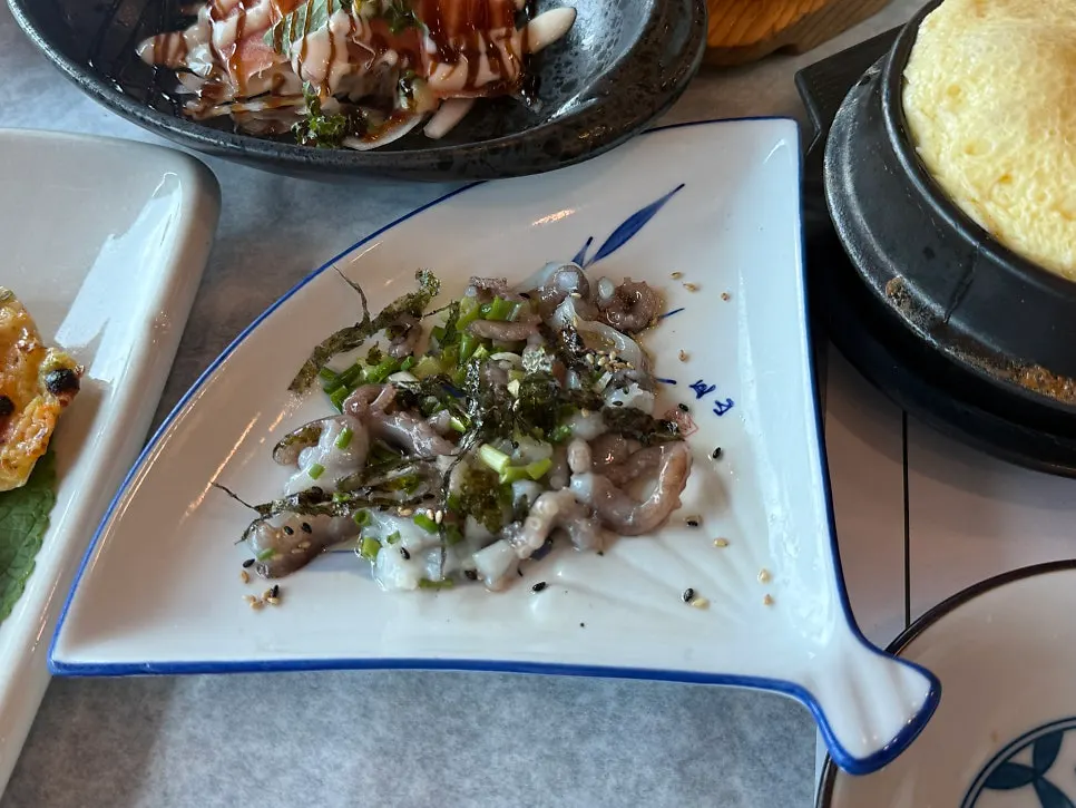 금랑횟집 물회 코스