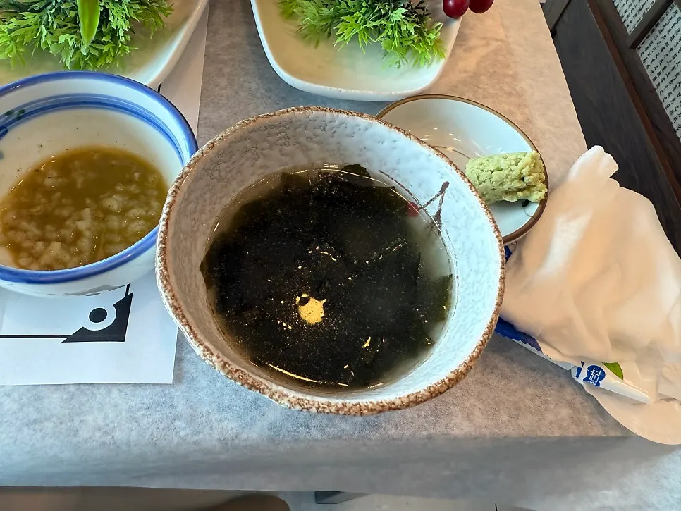 해산물 구이 코스 상차림