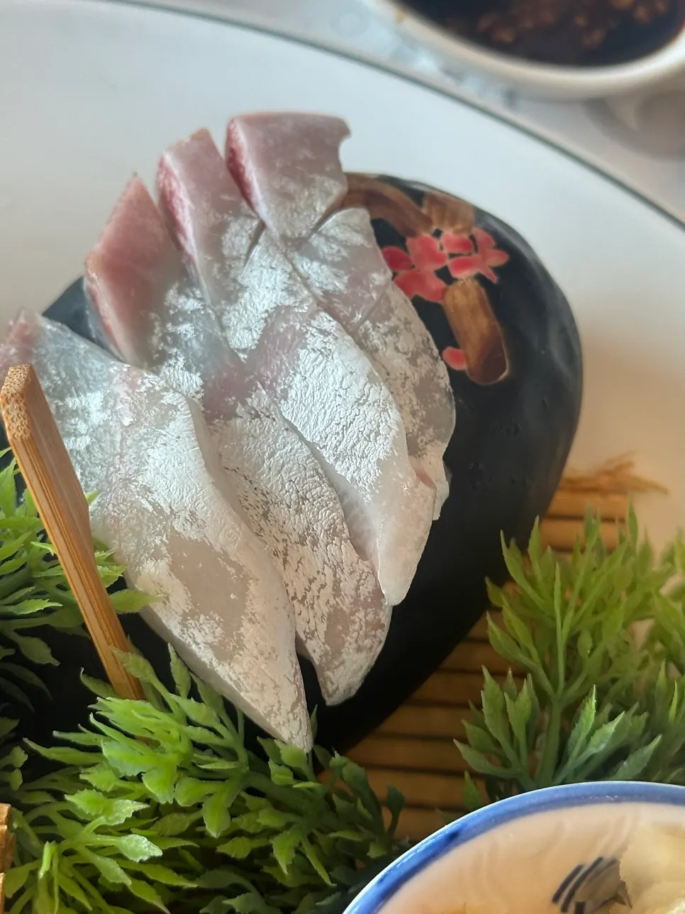 Seafood dish served as part of the course