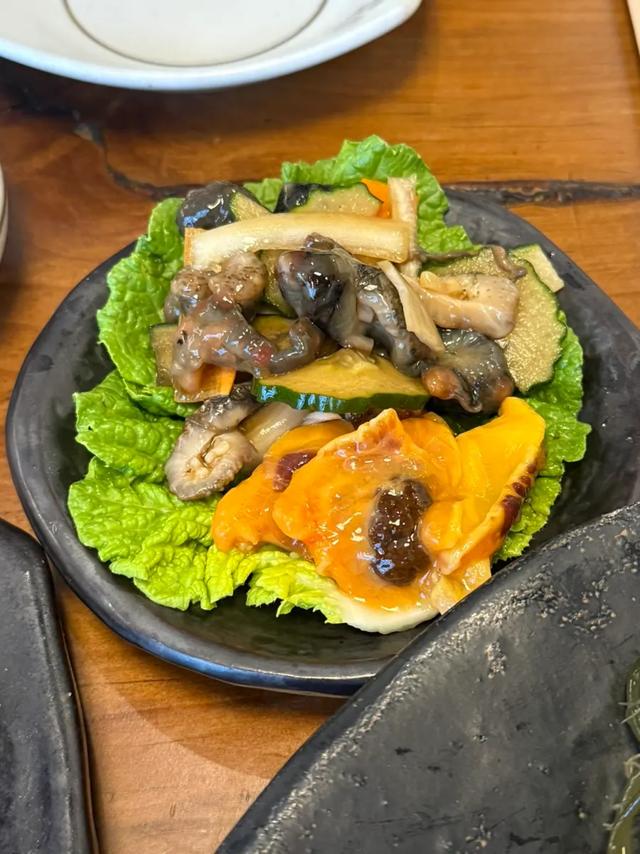 새우장과 안키모를 포함한 한상세트 사진