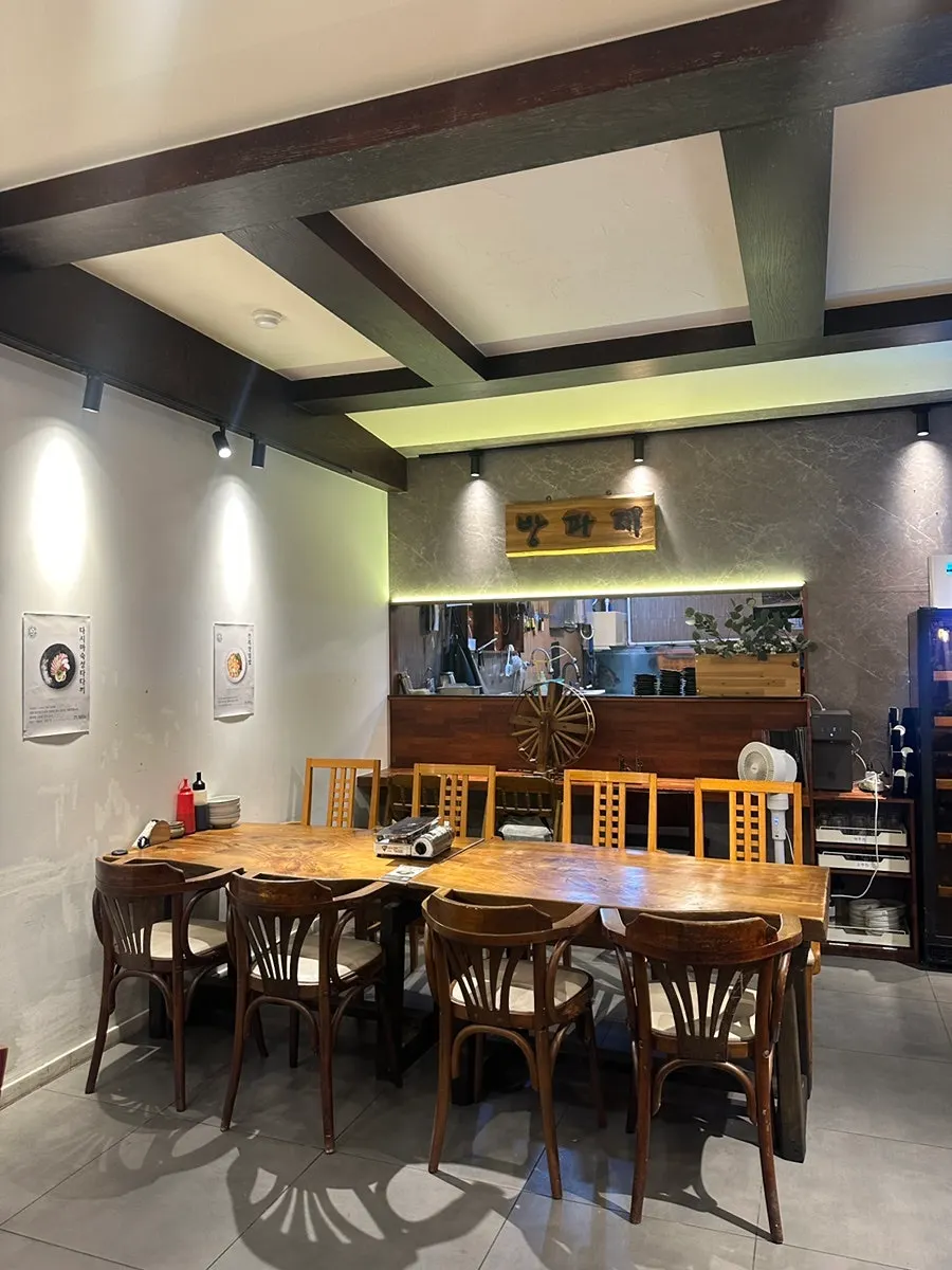 Atmospheric dining space in Gwangalli