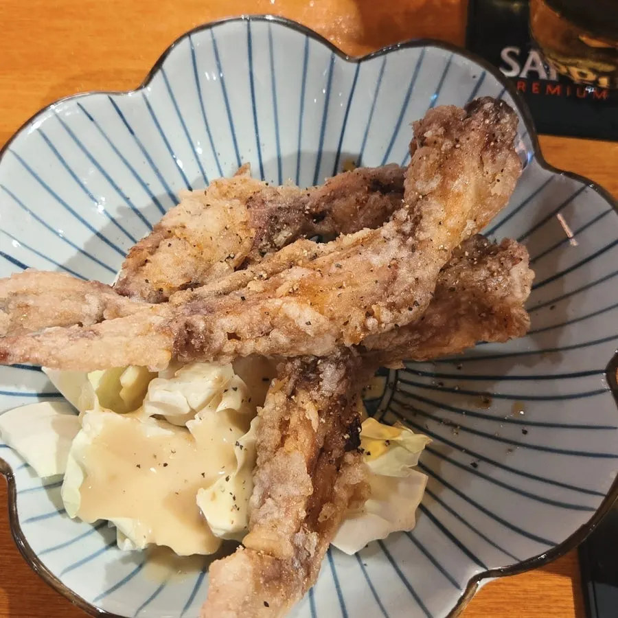 간빠특제 테바사키 한 접시