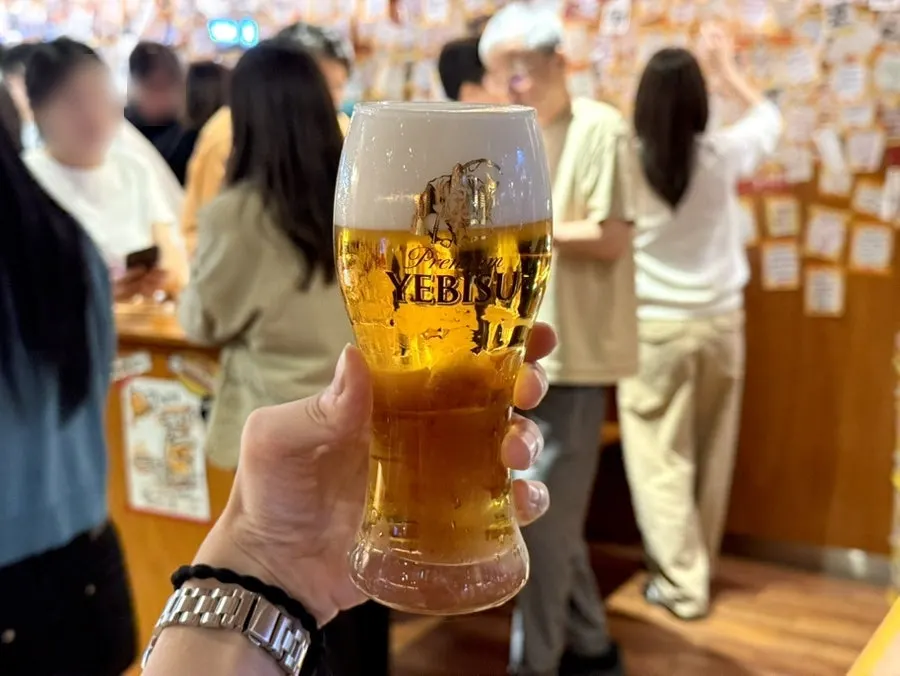 에비스 생맥주 11,900원 한 잔