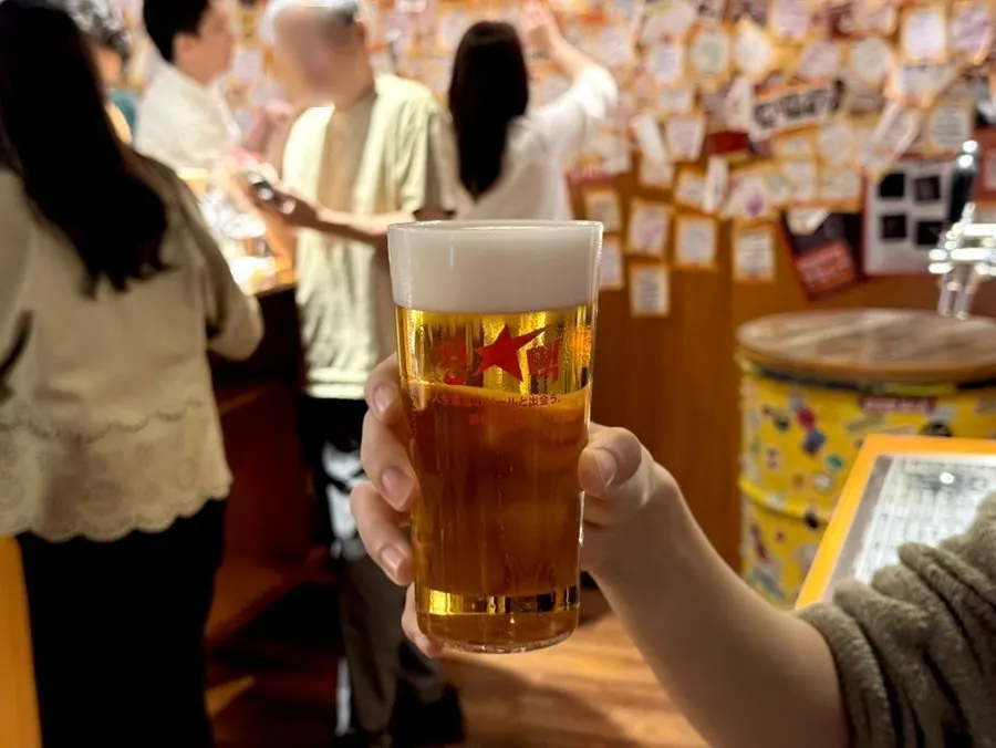 삿포로 생맥주 8,900원 한 잔