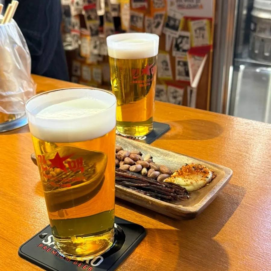 간빠맥주 꼬독꼬독 아까소면 안주