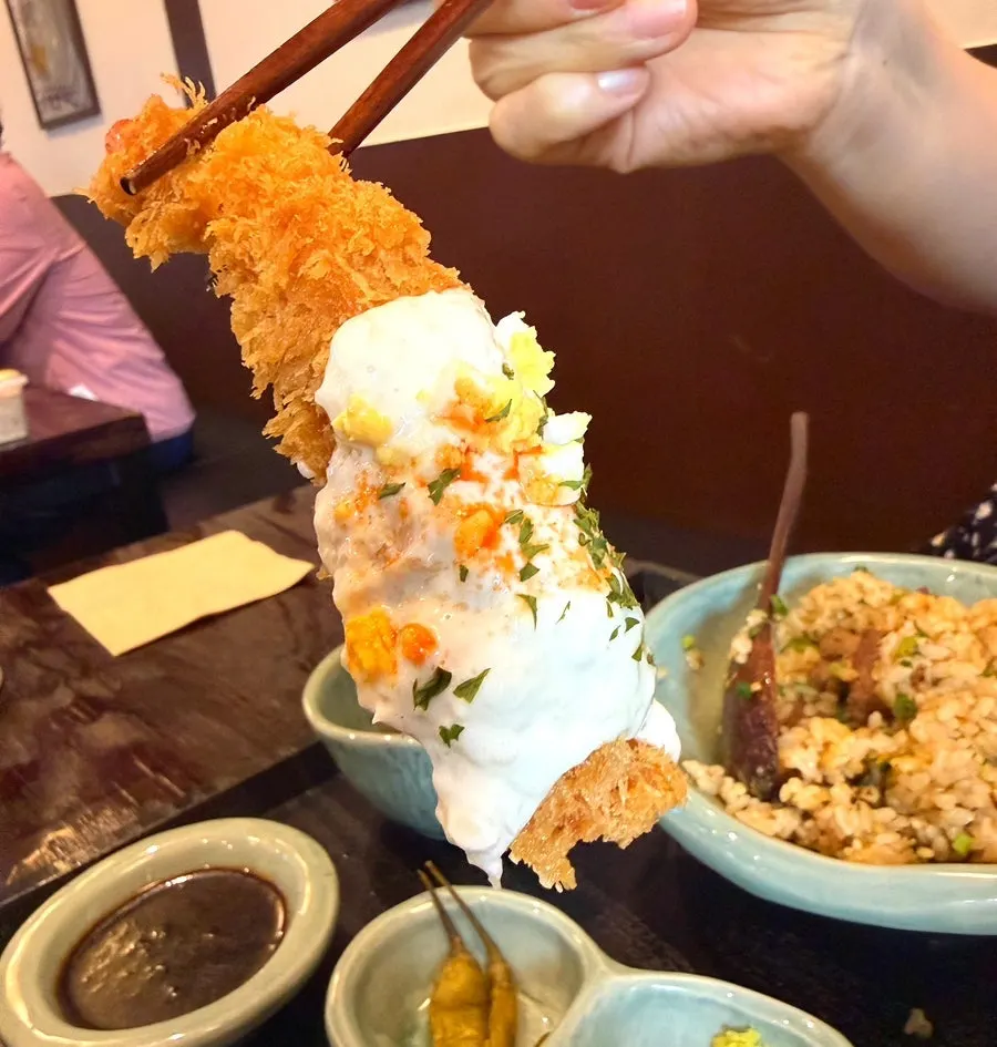 Toasty scorched rice from the pot