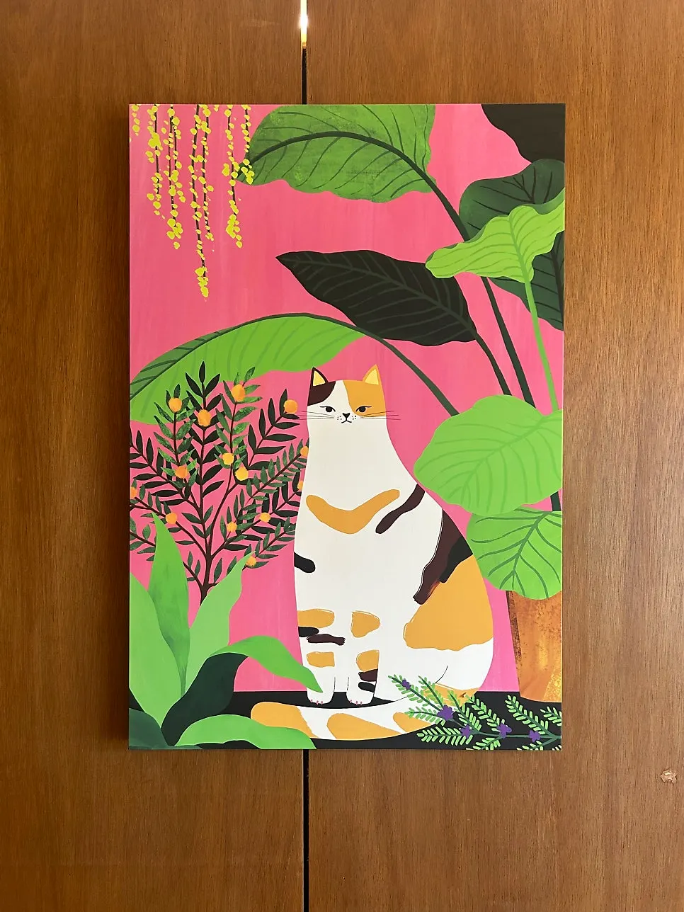 落ち着いた雰囲気のカフェ부아장奥の座席