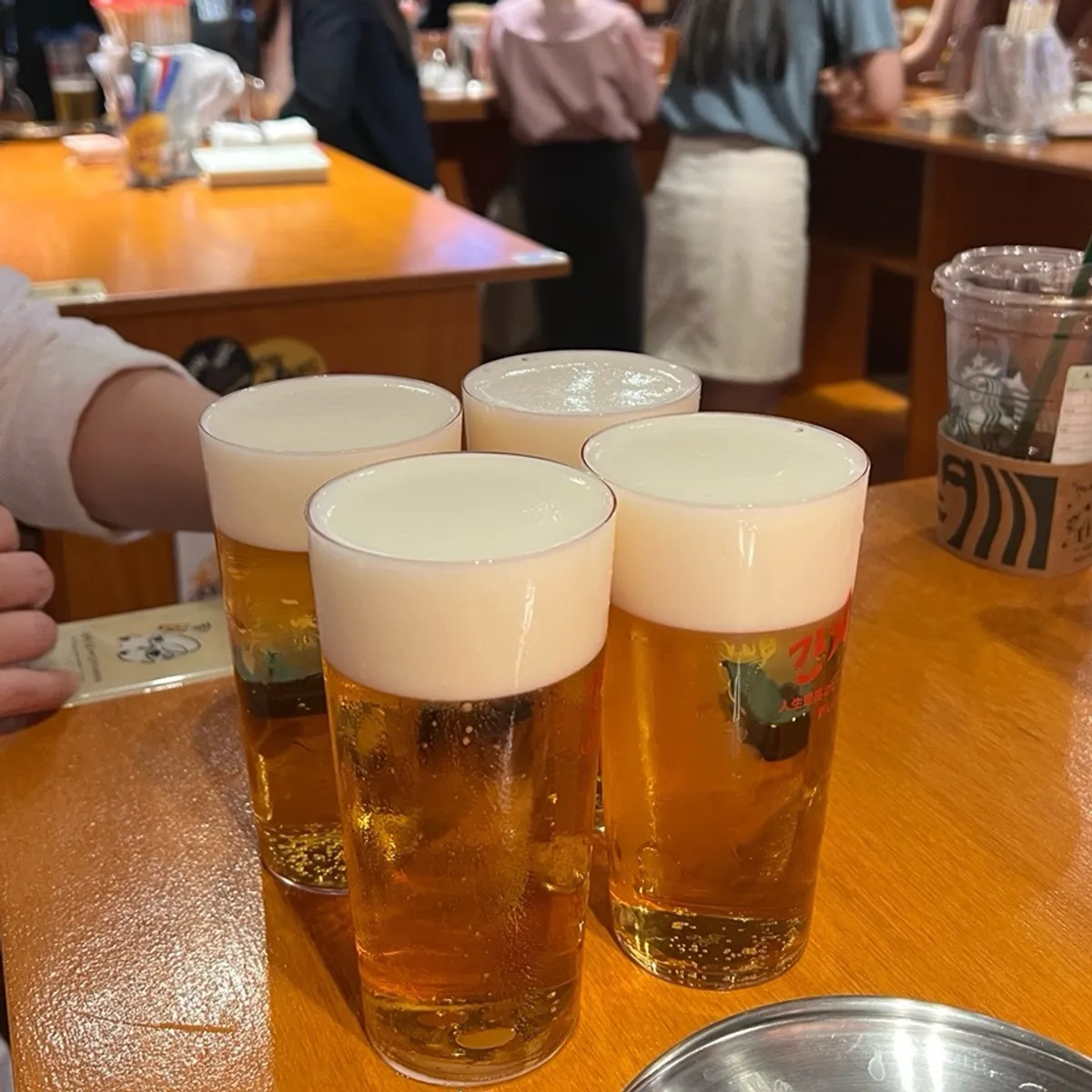 간빠맥주 광안2호점 삿포로 생맥주와 테바사키