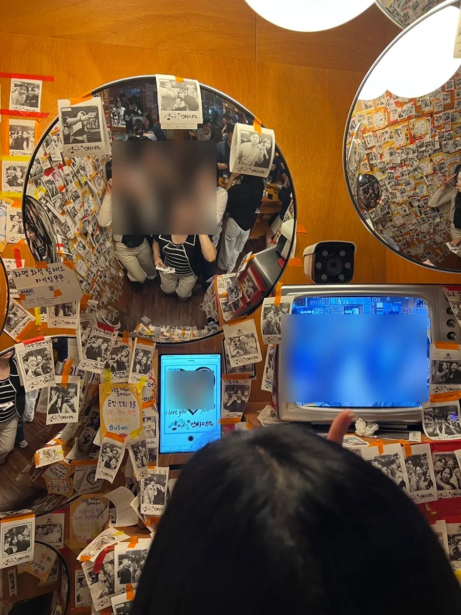 간빠맥주 광안2호점 레트로 인테리어 소품