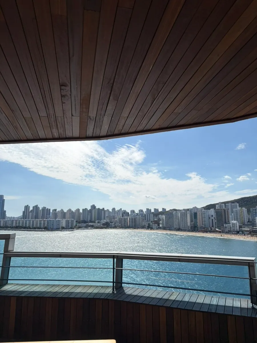 Gwangan Bridge view through the picture windows