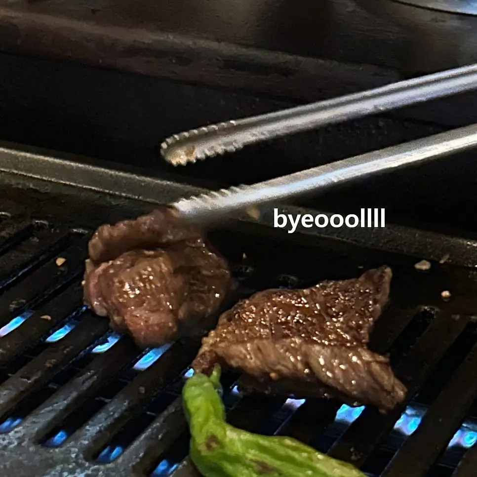 야끼니꾸와 함께 마신 생맥주
