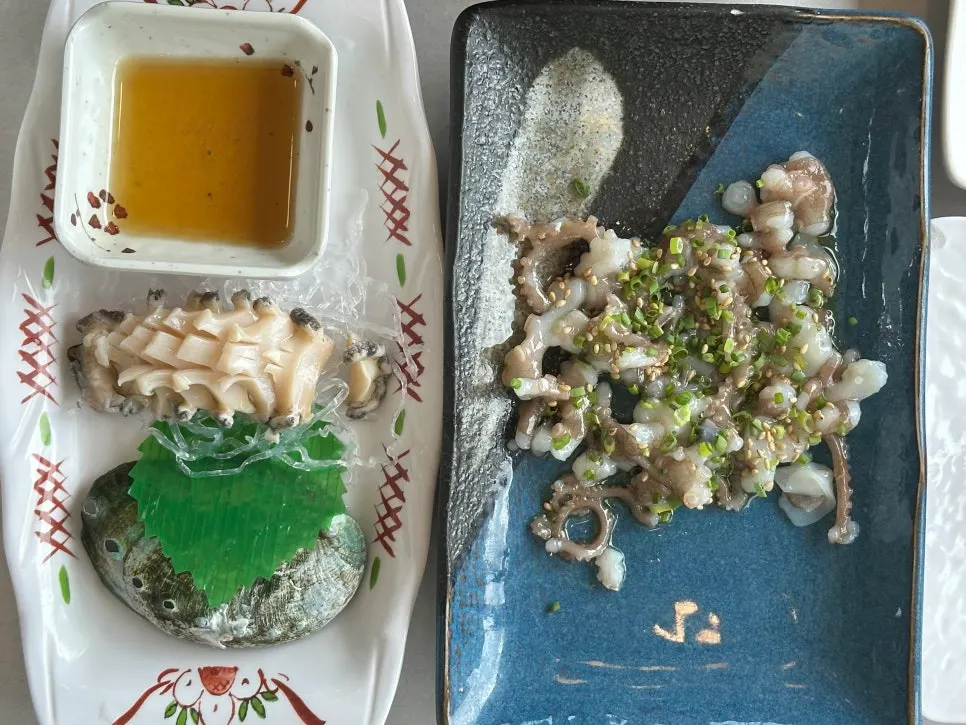 Octopus tartare (nakji tangtangi) with seasoning