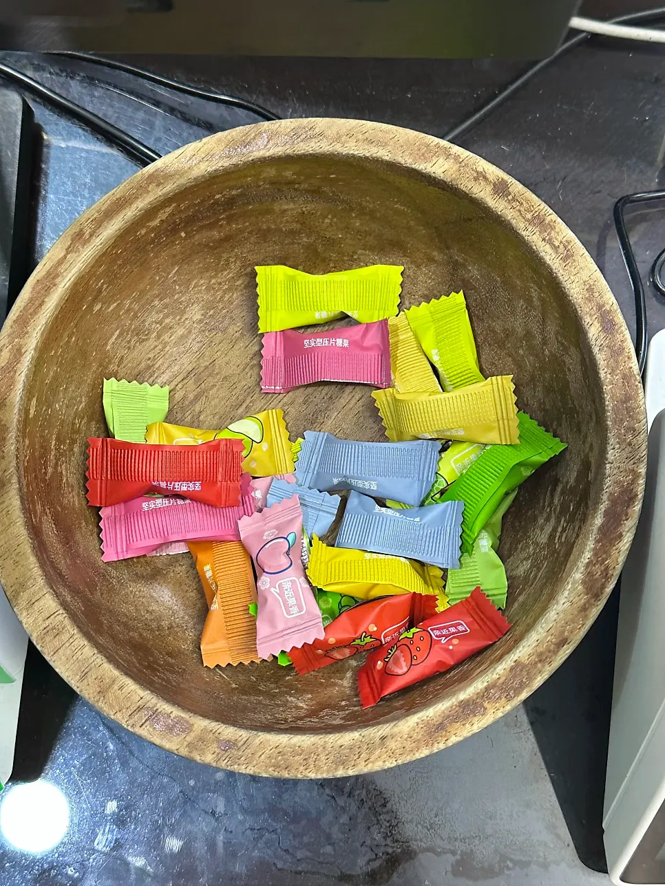The table near the end of the meal