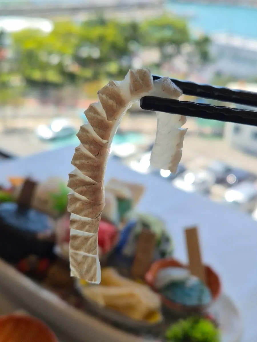 Homemade sashimi sushi