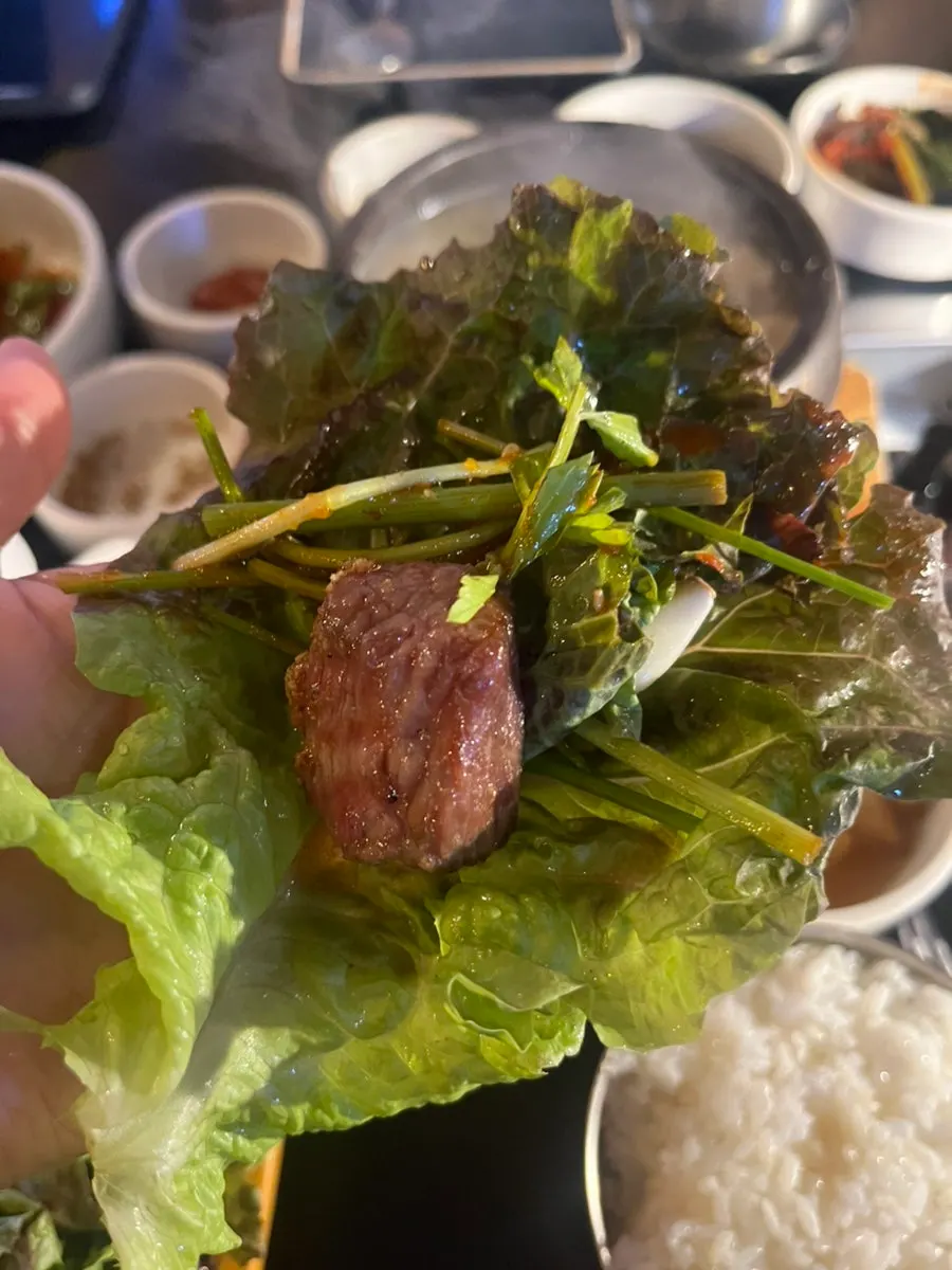 Fully grilled dry-aged pork neck