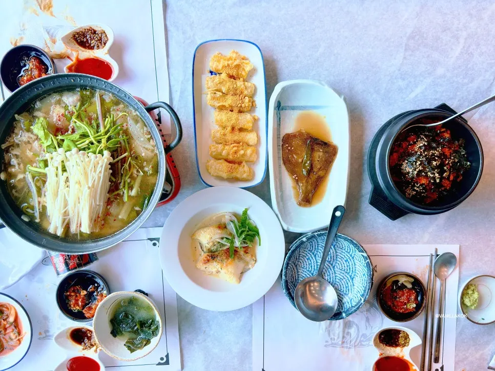 Mero steak and fish roe rice