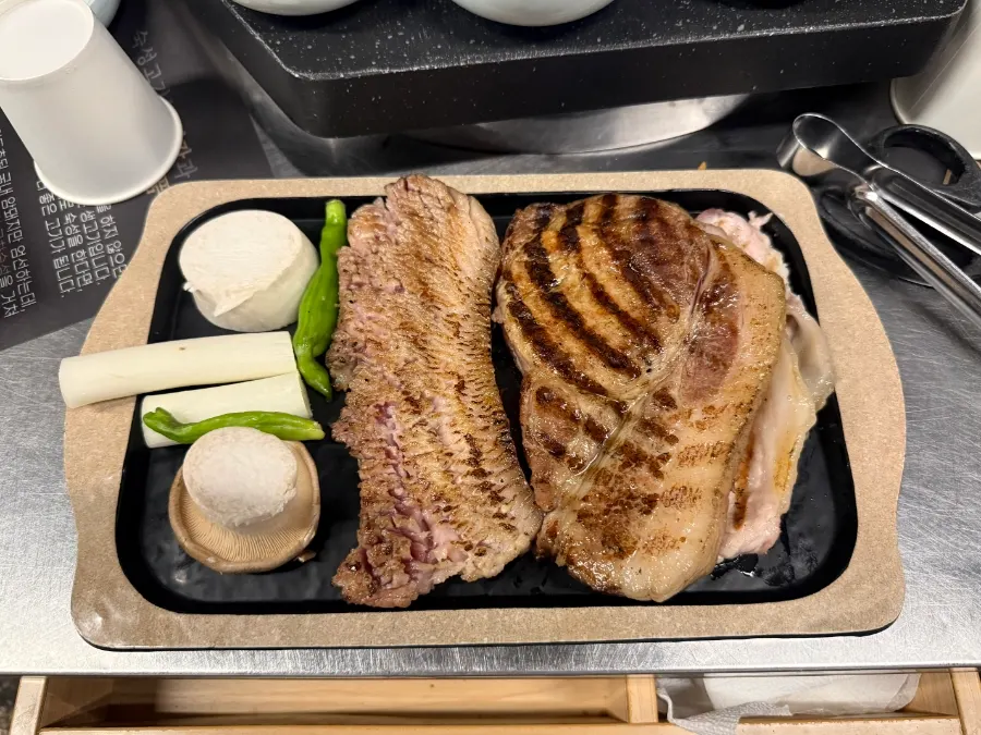 광안리 식사 중 소주 한잔
