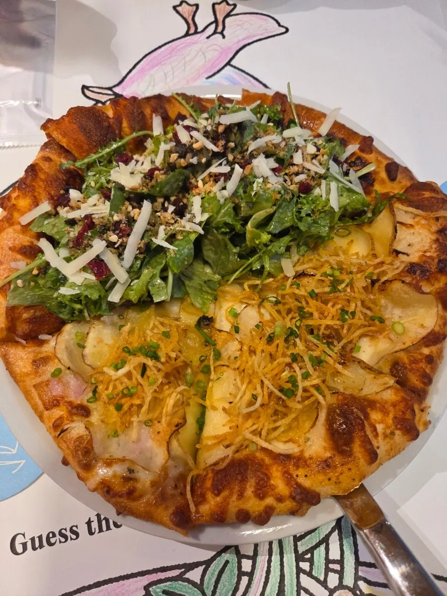 Dubaek potato pizza