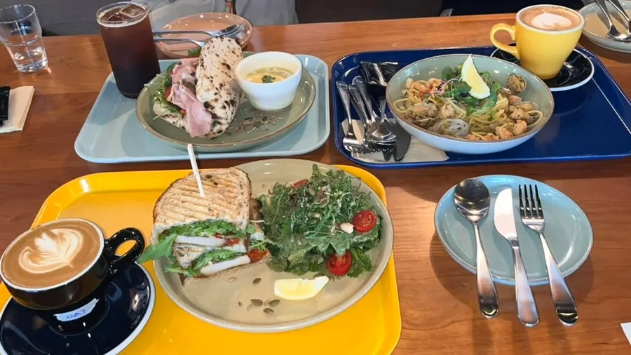 Gwangalli brunch spread
