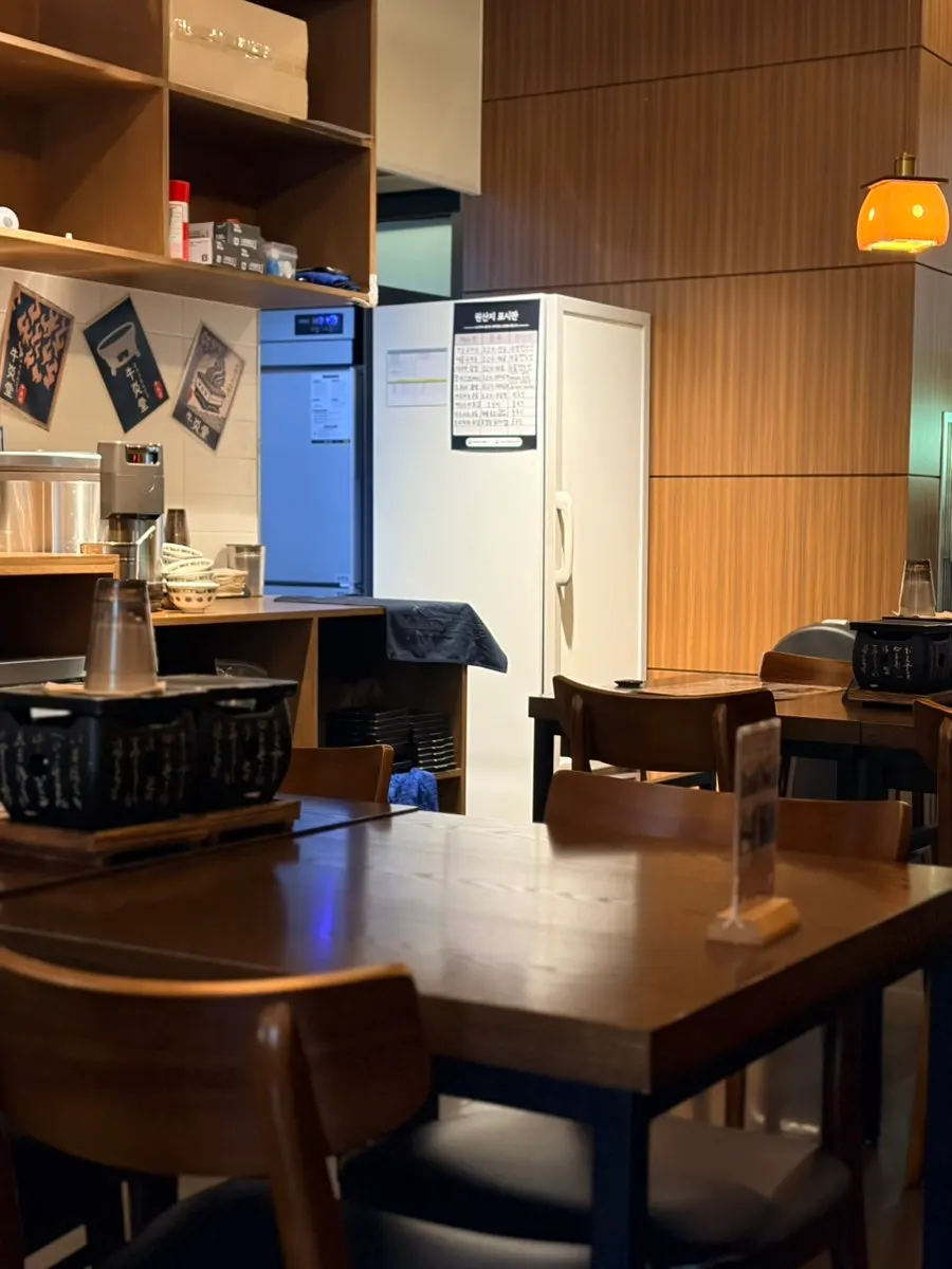 A table at Gyuen-dang comfortable for a family meal