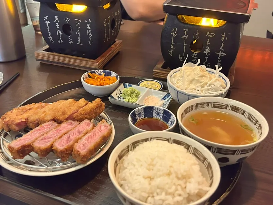 육향이 진한 채끝 규카츠