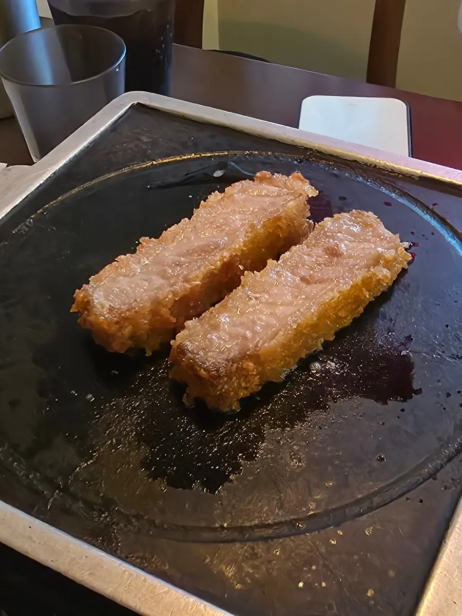 안심 규카츠와 이즈니 버터