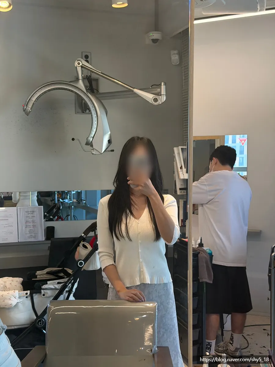 드라이로 층이 살아난 긴머리 스타일