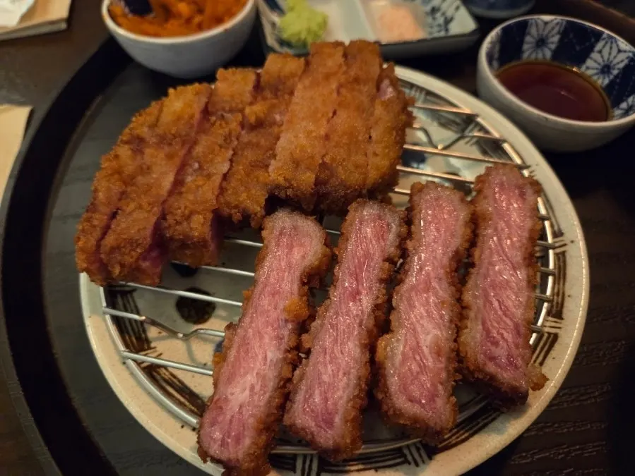 채끝 규카츠 정식