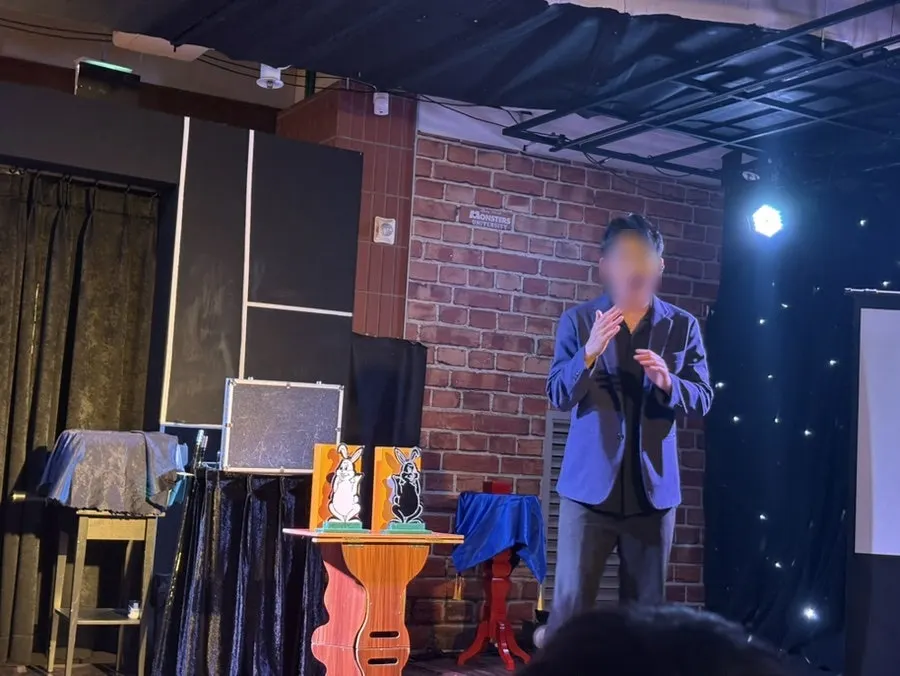 The stage of the Gwanggyo children's magic show