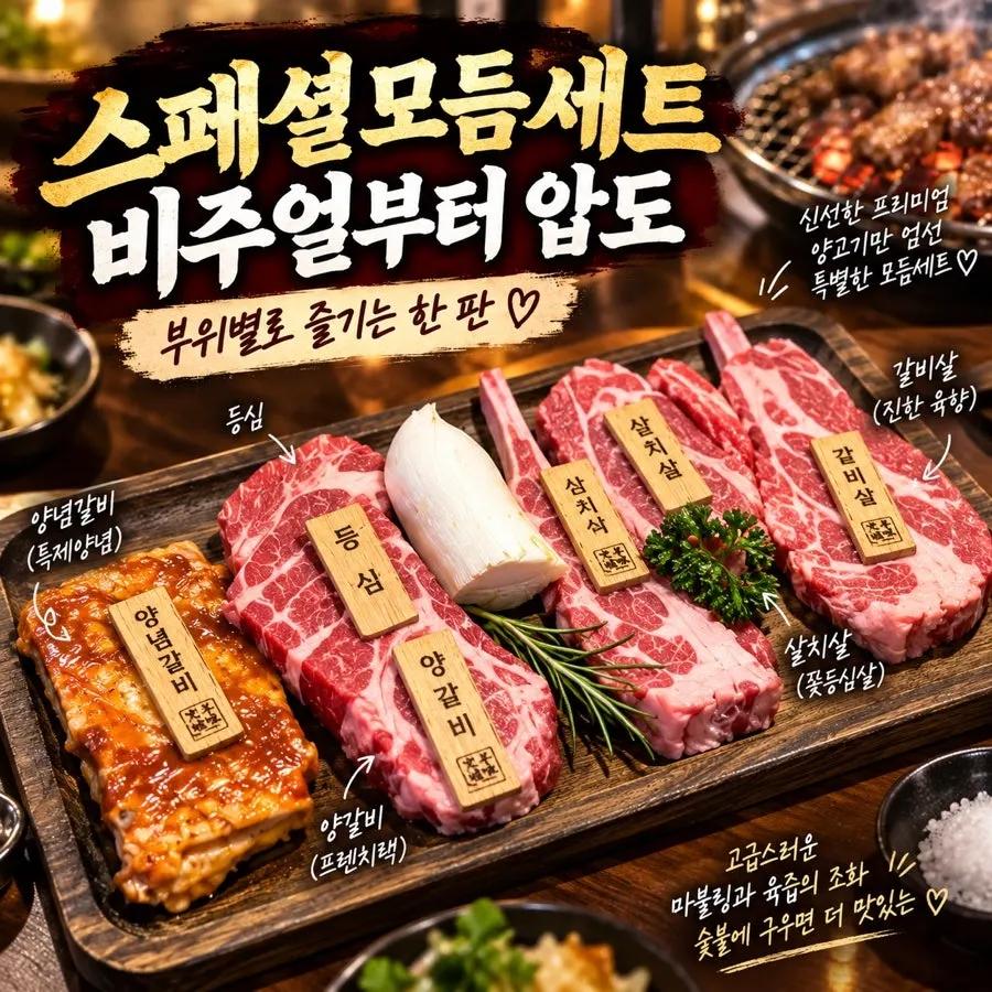 숯불 양고기 전문점 매장 안내