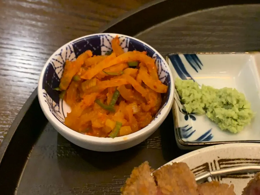 Standard sides and cabbage salad
