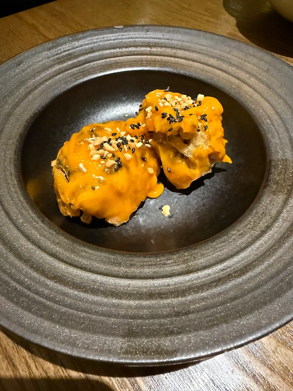 Basic side dishes with the abalone and marinated shrimp set