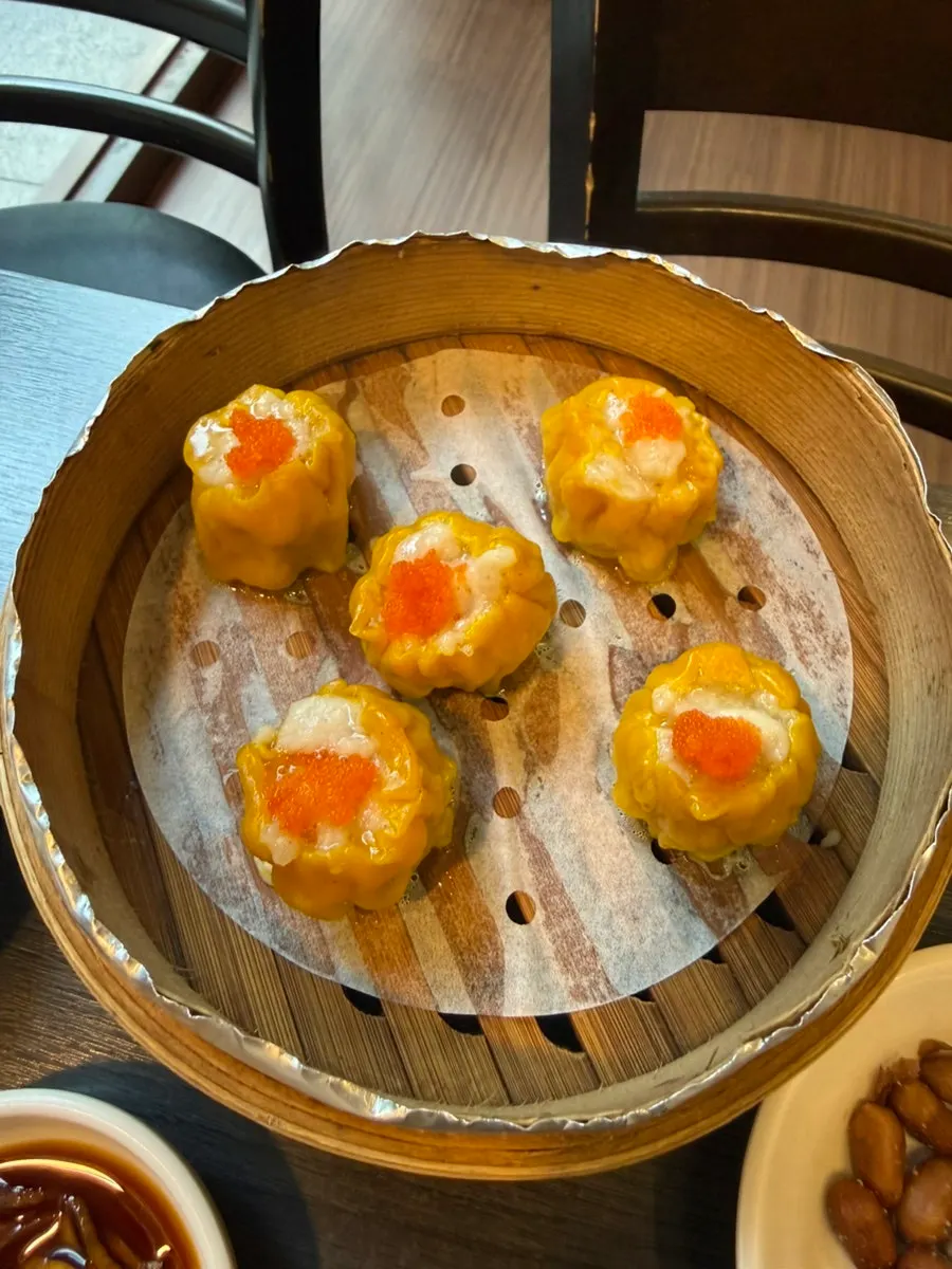 Bite-sized shrimp shumai