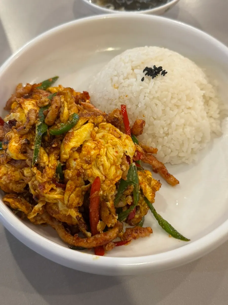 A bowl of Tiger Stir-fried Rice Bowl
