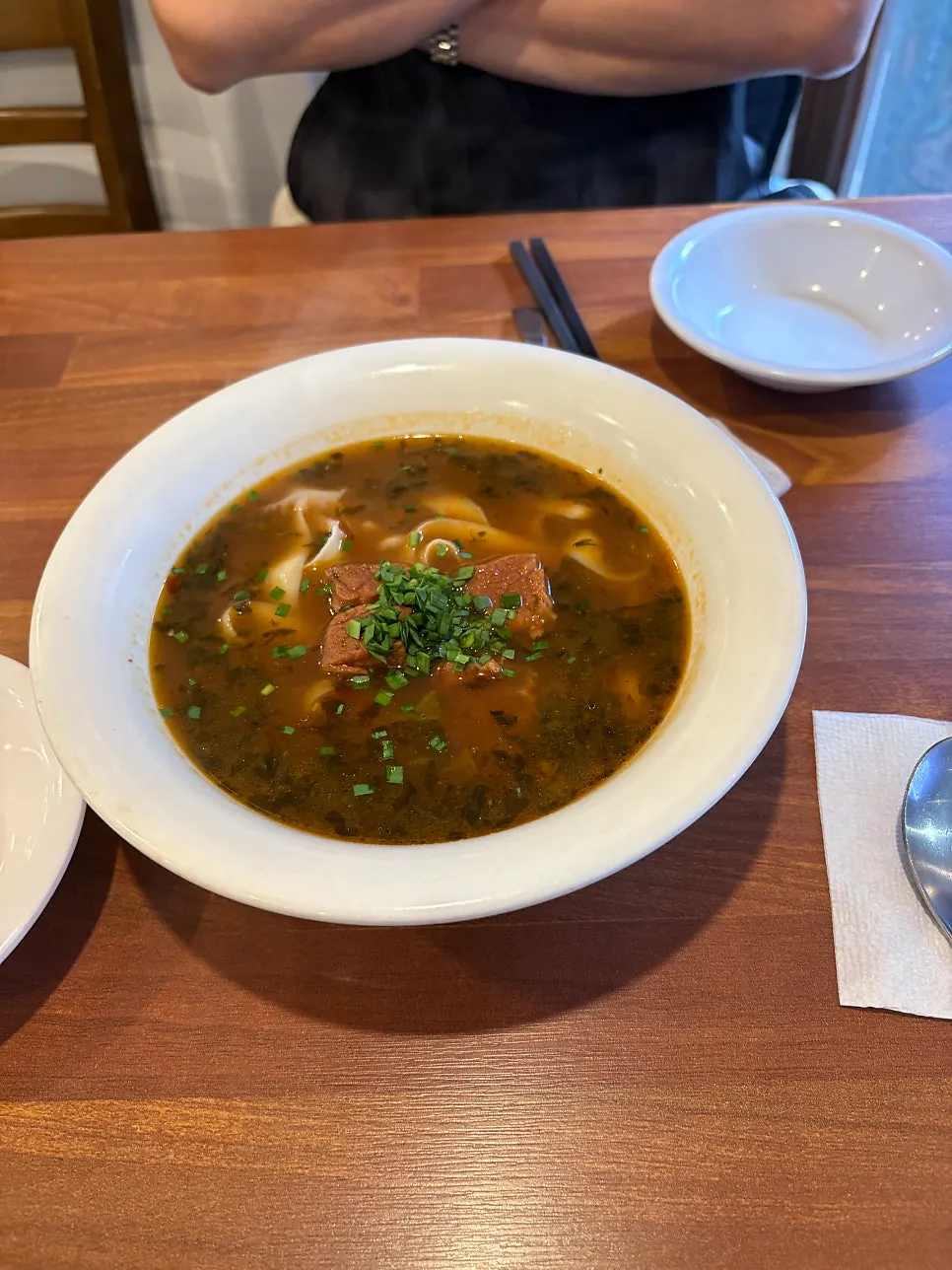청화우육도삭면 대표 우육도삭면