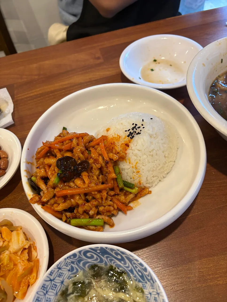 밥과 곁들이는 호랑이 볶음