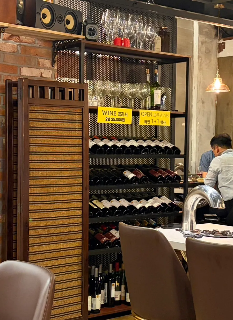 Table layout inside Gwanghwamun Deungsim