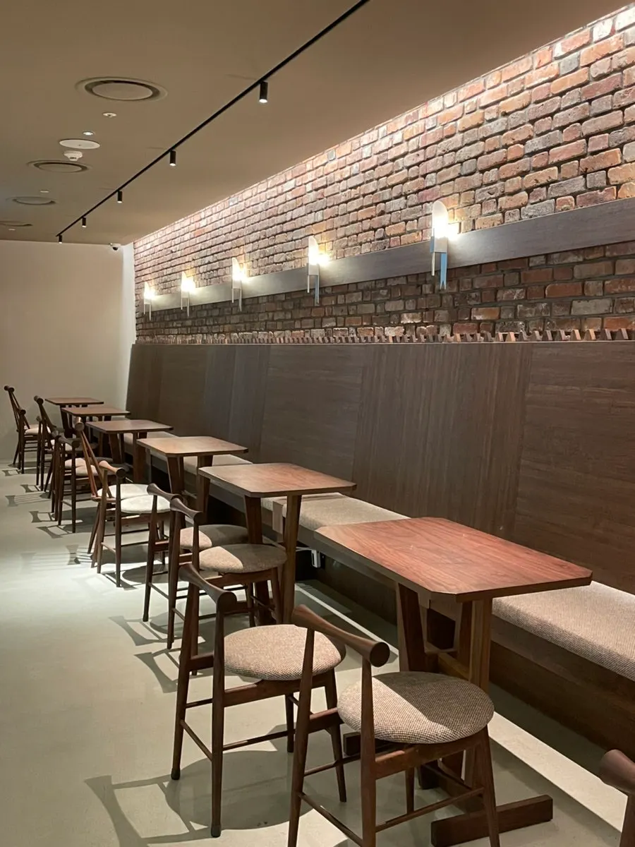 A corner of the interior of Center Coffee Gwanghwamun