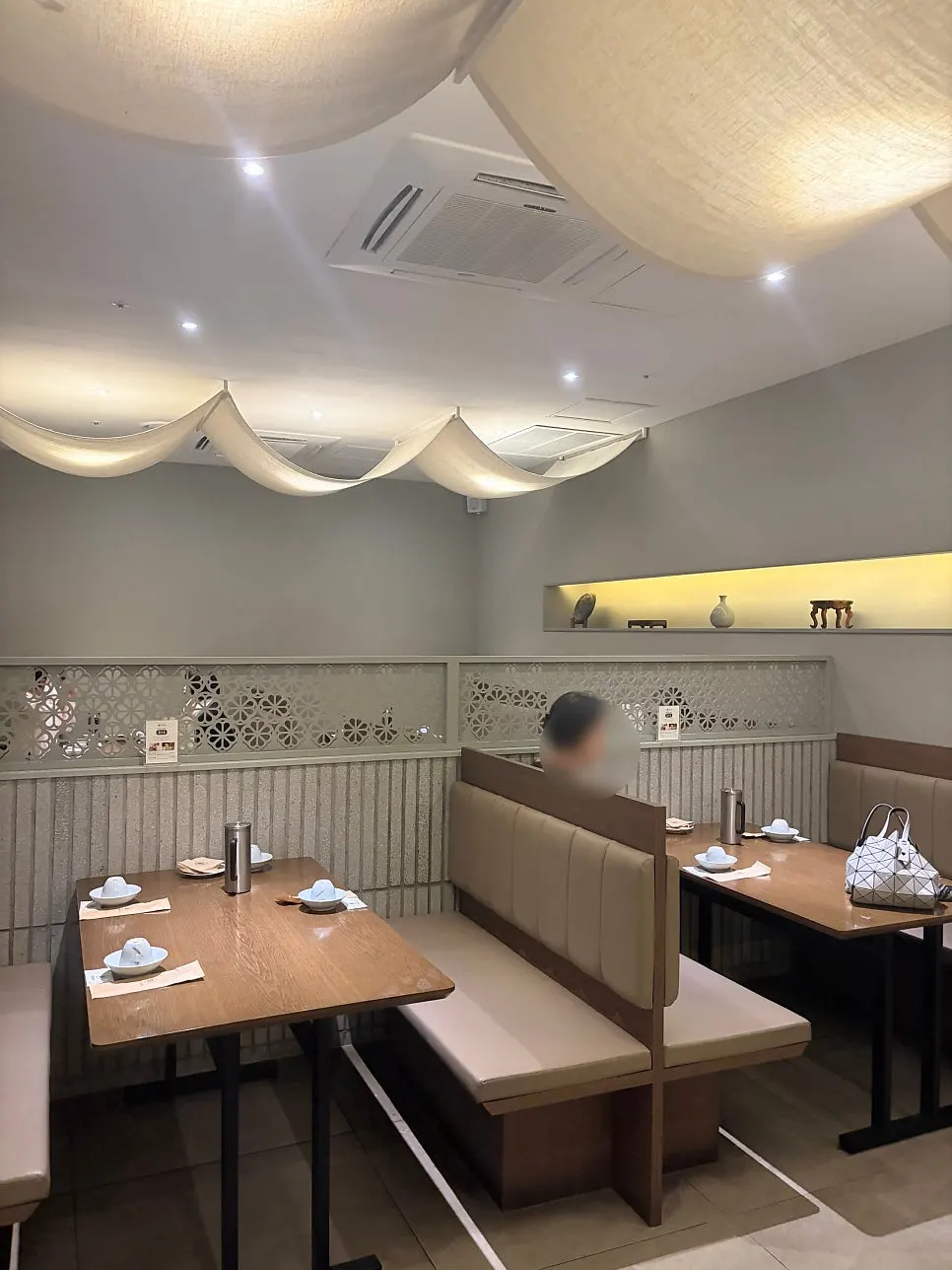 Interior of a Gwanghwamun Korean restaurant