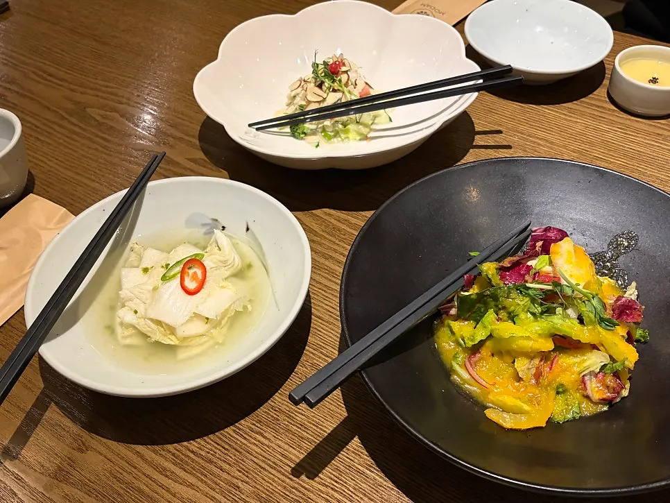 Seasonal porridge in a Korean course