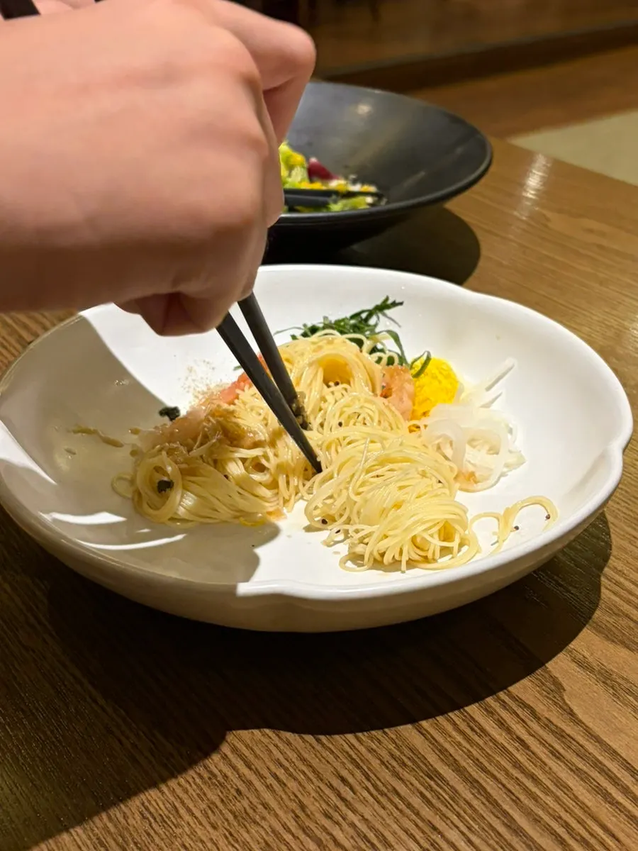 한식 코스 들기름 카펠리니