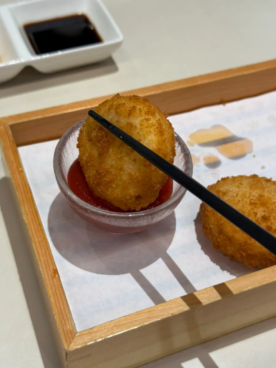 Potato croquette from the review event