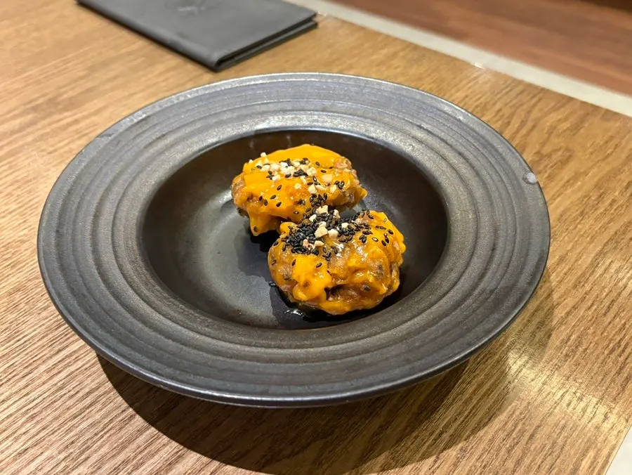 Fried songi mushrooms
