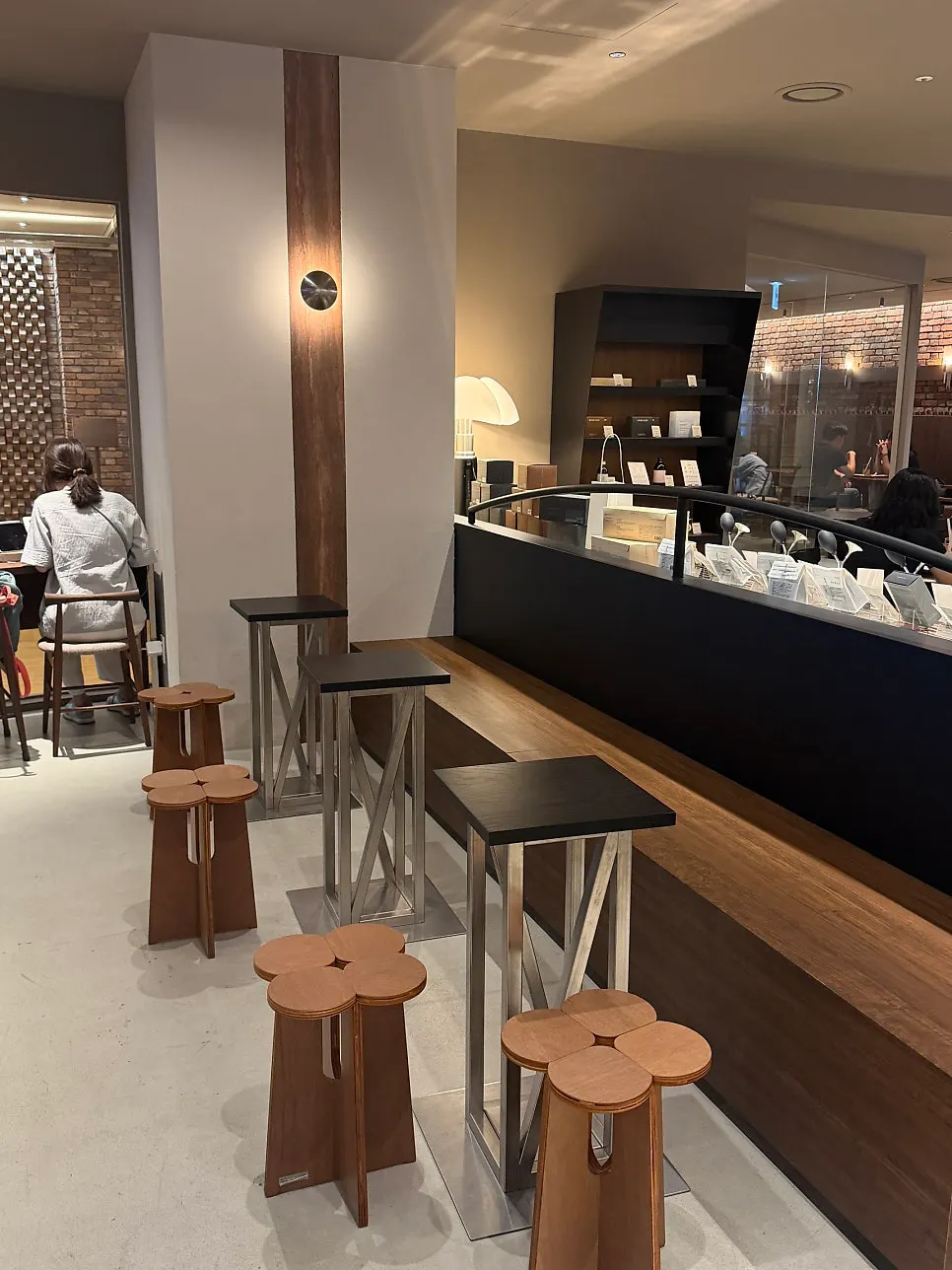 Warm interior at Center Coffee