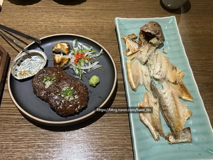 보리굴비 정식과 전복 떡갈비 정식 한상