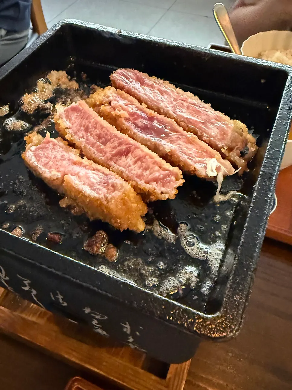 광화문 데이트 규카츠 식사 사진