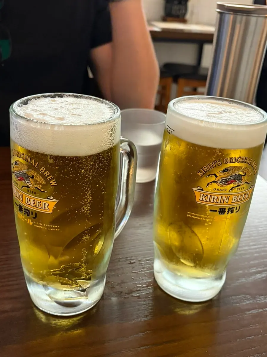 Beer ordered with the meal